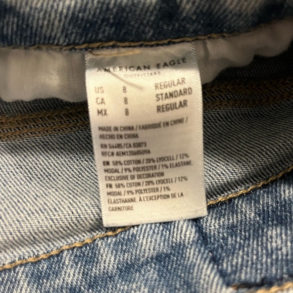 AE High Rise Stretch Ripped Jeans - Picture 3 of 4